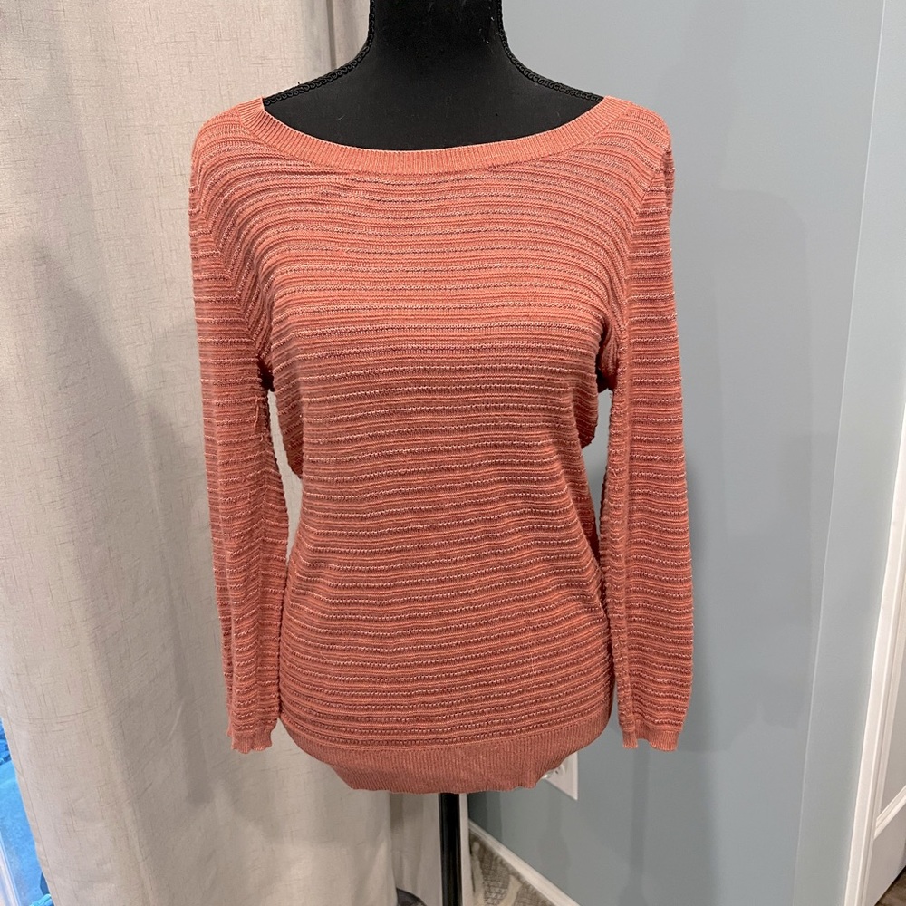 Loft light weight pink sweater